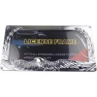 ราคา NINTE 3D American Bald Eagle กรอบป้ายทะเบียน Universal ABS Chrome-2 หลุม W/O หมวกขนาดมาตรฐานสีเงิน (45702308841)