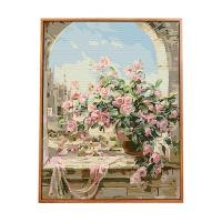 ราคา Jiacai Tianyan diy ภาพวาดสีน้ํามันดิจิตอลห้องนั่งเล่นภูมิทัศน์ดอกไม้อะนิเมะขนาดใหญ่มือวาดภาพวาดสีน้ํามันภาพวาดตกแต่งภาพวาดระบายสี (25197509990)