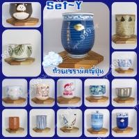 ราคา Set#Y ถ้วยเซรามิคญี่ปุ่นมือสอง กระถางกระบองเพชร ถ้วยน้ำชาญี่ปุ่น ถ้วยจิ๋ว กระถางจิ๋ว (10528552595)