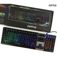 ราคา คีย์บอร์ดเกมมิ่ง @TACKER CUTTLE Semi Mechanical Keyboard RGB Rainbow (1870767698)