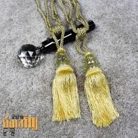 ราคา พู่รวบม่าน​(คริสตัล​)​ สายรวบผ้าม่านแบบพู่ (สี: เหลือง) (10621705347)
