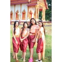 ราคา กางเกงโจงกระเบนสีพื้น (1076043102)