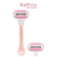 ราคา Oni 4 Blades Smooth Razor Set [1Razor + 1Refill] มีดโกนขนและใบมีดสำหรับผู้หญิง โอนิ. (28222949228)