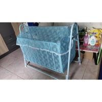 ราคา เปลไกว เปลเด็ก เปลลูกกรง เปลกรง สีฟ้า (14801068827)