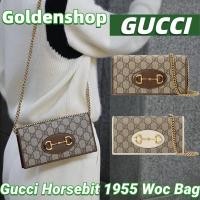 ราคา กุชชี่ Gucci Horsebit 1955 Woc Chain Bagกระเป๋าสะพาย Gucci จริง สินค้าขายร้อน (27476026453)