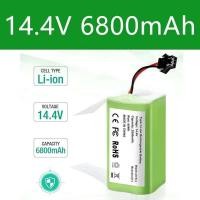 ราคา แบตเตอรี่ลิเธียมไอออน 6800mAh 14.4V สำหรับ Conga 990 1090 Tesvor X500 Ecovacs Deebot N79 N79S DN622 Eufy 11 11 (40511848738)