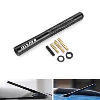 ราคา 12 ซม.คาร์บอนไฟเบอร์สีดํา NISMO วิทยุ FM เสาอากาศรถยนต์ Universal สําหรับ NISSAN (43816940812)