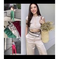 ราคา กางเกงผ้าซาติน มือ2 (12821325930)