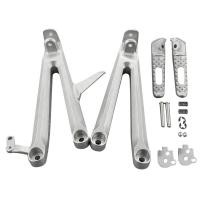 ราคา Motorbike Rear Passenger Rear Foot Pegs Footrest Brackets for Honda CBR1000RR CBR 1000RR 2004 2005 (52952819235)