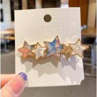 ราคา กิ๊ฟติดผมรูปดาวมีหลายขนาด#กิ๊ฟติดผมแบบสาวเกาหลี (11013898671)