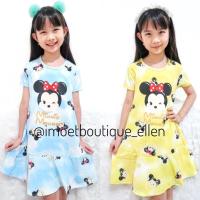 ราคา Imoet.boutique - ชุดเดรสมัดย้อมมินนี่เมาส์ | เสื้อผ้าเด็กผู้หญิงมัดย้อม (GI0644) (43202476309)