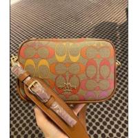 ราคา Coach C1308 Jes Crossbody 20 In Rainbow Signature Canvas กระเป๋าสะพายข้าง