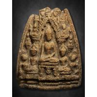 ราคา พระสิบสองลำพูน อายุ 1,300 ปี บิ่นเดิมจากกรุ สภาพคมสวยแท้ดูง่าย รับประกันพระแท้ (18086061258)