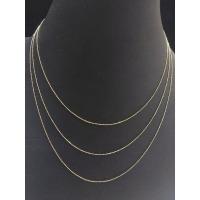 ราคา 9kสร้อยคอไข่ปลาทองแท้อิตาลี Italy (28122210716)