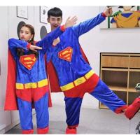 ราคา Used ชุดซุปเปอร์แมน มาสคอร์ตซุปเปอร์แมน ชุดขนนุ่ม ชุดปาร์ตี้ ชุดซุปเปอร์ฮีโร่ (19400271485)