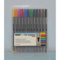 ราคา ปากกาสี YOYA ใช้วาดรูป งานเอกสาร ฯลฯ YOYA Fineliner 12 สี (314471846)