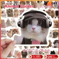 ราคา เก็บปลายทาง！60ชิ้น สติกเกอร์ลายสุนัข แมว ลายสัตว์เลี้ยงน่ารัก ขนาด4-6ซม.กันน้ํา สําหรับติดมือถือ หมวกกันน็อค (55152130692)