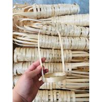 ราคา หูหิ้วไม้ไผ่ 16-22 ออนซ์ หูหิ้วแก้ว ฝา90,95 งานฝีมือภูมิปัญญาชาวบ้านและผู้สูงอายุในชุมชน 100 ชิ้น (24958546774)