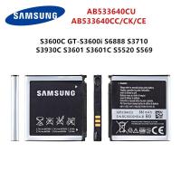 ราคา SAMSUNG Original AB533640CU AB533640CC แบตเตอรี่880MAh สำหรับ Samsung S3600C GT-S3600i S6888 S3710 S3930C S3601 S3601C S (13046130402)