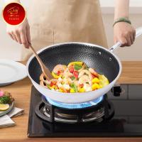 ราคา กระทะรังผึ้งสแตนเลส 32 ซม. กระทะนอนสติ๊ก (23345363412)
