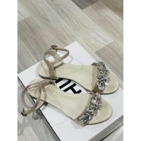 ราคา ส่งต่อรองเท้าร้าน Shoe Story เบอร์ 37 สีเบจ เพชรๆ (5360195863)