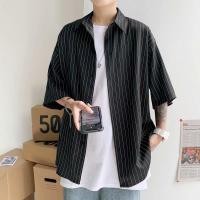 ราคา เสื้อเชิ้ตผู้ชายแขนสั้น เสื้อเชิ้ตแฟชั่น เกาหลี พร้อมส่ง ส่วนบาง ขนาด: m l xl 2xl 3xl รุ่น 1231 (11377862008)