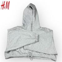 ราคา เสื้อฮู้ด แบบมีซิปสีเทา แบรนด์ H&M (ไซส์ XL) (43176050743)