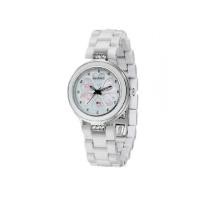 ราคา Daybird นาฬิกาข้อมือผู้หญิง สายเซรามิค รุ่น D3877 - White/Silver (115934)