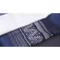 ราคา (ผ้าชุด) ผ้าไหมสีพื้น+ลูกไม้+มัดหมี่ลูกแก้ว ขนาด (พื้น 2หลา+ลูกไม้ 2หลา+มัดหมี่ 2.25หลา) สีดำแต่งลายลูกไม้สีขาว รหัส ... (29479578537)