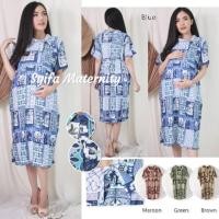 ราคา ชุดเดรสคลุมท้องและให้นมอัดพลีท - คุณแม่ตั้งครรภ์ ซิฟา (43505802620)