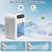 ราคา แอร์เคลื่อนที่, แอร์พัดลมระบายความร้อน 3-In-1 พร้อมหมอก 2 สปีด & พัดลม, ถังเก็บน้ํา 500 มล., แอร์คูลเลอร์แบบพกพาสําหรับเดินทาง, สํานักงาน, ห้องนั่งเล่น, ห้องนอน (26517839641)