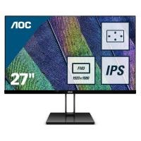 ราคา [ลด 99.-โค้ด SMARTMY99 ] AOC 27V2Q/67 27" FreeSync 75Hz IPS FHD Monitor (8370631564)