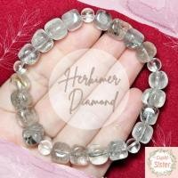 ราคา CupidSister สร้อยข้อมือหิน เฮอร์คิเมอร์ไดมอนควอตซ์ Herkimer Diamond Quartz หินพลังงานด้านจิตวิญญาณ ข้อมือขนาด 8.5-9 มิล (24034812045)