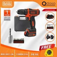 ราคา MAXKO BLACK + DECKER BDCDD12K สว่านไร้สาย Li-Ion 10.8V (16894747919)