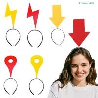 ราคา Ellastore123 ผู้หญิงแถบคาดศีรษะ Non-Fading Headpiece ที่ไม่ซ้ํากันสัญลักษณ์ออกแบบผม Hoop Photo Props สําหรับ Masquerades เทศกาล (29487178299)