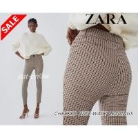 ราคา New ZARAแท้ % ZARA HIGH-WAISTED PLAID LEGGINGS ชน Shop (4307439093)