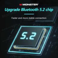 ราคา Monster Xkt10 Bluetooth Earphones Original Wireless Headphones Gamer Headset Subwoofer Waterproof T (28904294951)