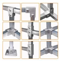 ราคา ข้อต่อเหล็กกล่อง ข้อต่อท่อเหลี่ยม ข้อต่อเหล็กกล่อง ข้อต่ออลูมิเนียม แบบสวมล็อคน็อต ไร้สนิม ทนทาน (28882542142)