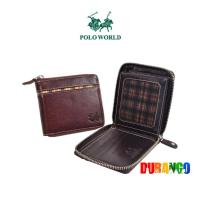 ราคา [DURANGO SERIES] POLO WORLD Durango Leather Wallet กระเป๋าหนังวัวสำหรับใส่เหรียญ การ์ด บัตร และธนบัตร รุ่น DU-813 (10465386563)
