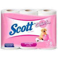 ราคา SCOTT SELECT กระดาษชำระ กระดาษทิชชู่ ทิชชู่ ( แพ็ค 6 ม้วน ) (3252138958)