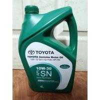 ราคา TOYOTA น้ำมันเครื่องกึ่งสังเคราะห์ เกรด 10W-30SN ขนาด 4 ลิตร (26213684100)
