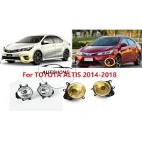 ราคา ไฟตัดหมอก ไฟตัดหมอก สําหรับ Toyota ALTIS COROLLA 2014 2015 2016 2017 2018 กันชนหน้าโคมไฟ (28487766104)