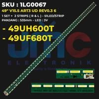 ราคา LG 49 นิ้ว TV Backlight 49UH600T 49UF680T 49 "V15.5 ART3 UD REV0.3 6 (28405510397)
