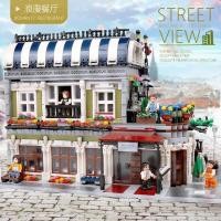 ราคา ตัวต่อจีน ตัวต่อ​เล​โก้​ เลโก้ เลโก้จีน QL0920 Parisian Restaurant Romantic Restaurant (3577ชิ้น)​ HHsociety (8337160031)