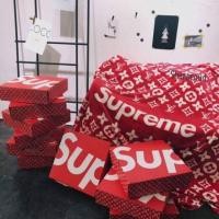 ราคา พร้อมส่งผ้าห่มSupreme (532352189)