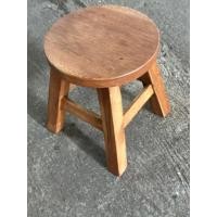 ราคา เก้าอี้ไม้ หน้าเรียบ ม้านั่ง สตูล 3ขนาด สไตล์วินเทจ ไม้จามจุรี สีไม้ธรรมชาติ (10280720879)