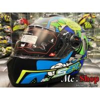 ราคา หมวกกันน็อค S2M COMIC/BOOM MATTE BLACK GREEN (6718282732)