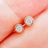 ราคา [ PCPY Jewelry ] ต่างหูเพชรแท้ เม็ดละ 7 ตัง ทองคำแท้9K (ทอง37.5%) เพชรแท้น้ำ100 เบลเยี่ยมคัต [9KPEO28] (22661468589)