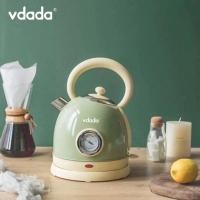 ราคา ดี คุ้มเวอร์ กาต้มน้ำ กาน้ำร้อนไฟฟ้า กา Nordic กา Vintage Style กาน้ำร้อน สไตล์วินเทจ รูปทรงโบราณ สีเขียว สีครีม (6277590054)