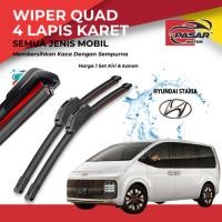 ราคา Hyundai Staria Quad Premium Wiper 4 ชั้นยางกระจกรถยนต์ทําความสะอาด 1 ชุดซ้ายและขวา (43374735088)